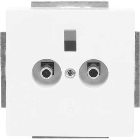 Busch-Jaeger Enchufe de compensación de potencial-Inserto blanco estudio - Plattform 63 (2095 UC-84), 2CKA002495A0086