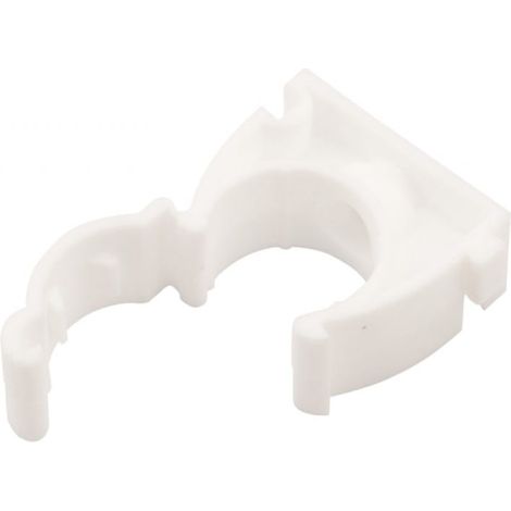 Abrazadera de bloqueo sin halógenos para tubos lisos uzhof 20 blanca 68331 /100 unidades/