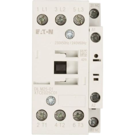 Contattore di potenza 25A 3P 230V AC 0Z 1R DILM25-01 (230V 50HZ, 240V 60HZ) 277164