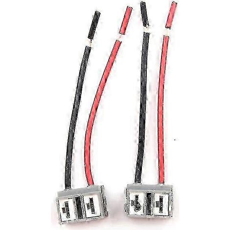 2x Connecteur de douille de phare H7 à 2 broches, câble de réparation pour autoroute