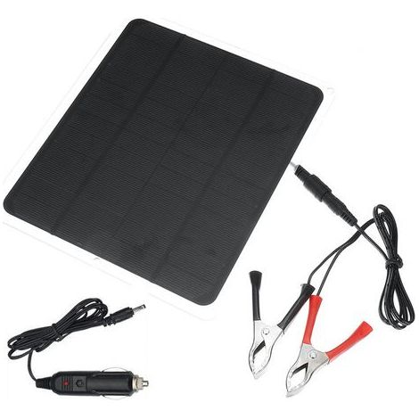 (20W) Solar panel trickle charge battery charger for marine RV maintenanceHigh quality enhances quality of life.