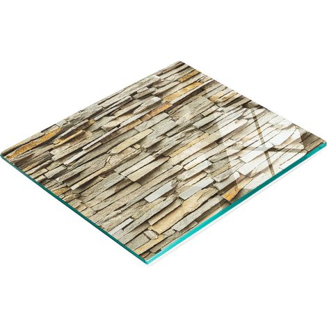 Tagliere da cucina in vetro temperato con grafica a note musicali, 60x52 cm (1/5)