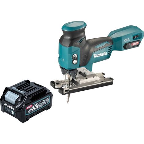 Makita JV 001 GD1 Seghetto alternativo a batteria 40 V max. 135 mm brushless + 1x batteria ricaricabile 2,5 Ah - senza caricabatterie