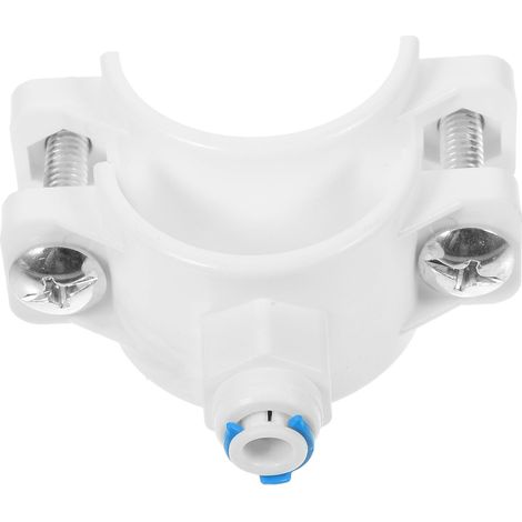 Pince pour Filtre à Eau Pom 1/4 Pouce à Connexion Rapide pour Drain Plusieurs styles Blanc, pour Systèmes Ro et Purificateur D’eau, Résistance à L’abrasion Chocs, Lot de 1 Style Aléatoire (1/5)