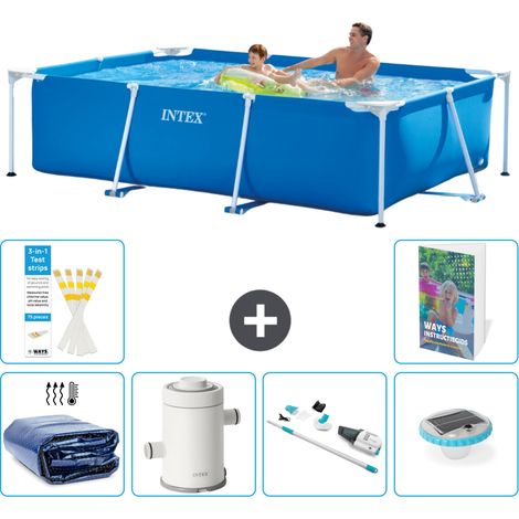 Rechteckiger Frame Pool - 260x160x65 cm - 7-teilig S30
