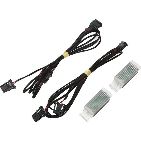 Ambientebeleuchtung für den hinteren Fußraum 5GG947409 mit Anschlusskabelbaum, Ersatz für VW Golf MK7 2014-2018, LED-Innenbeleuchtung, kompatibles Set. (1/5)