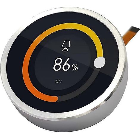 ESP32 S3, pantalla LCD giratoria redonda de 2,1 pulgadas con perilla táctil, Bluetooth, WiFi, LVGL, color plata. (1/5)