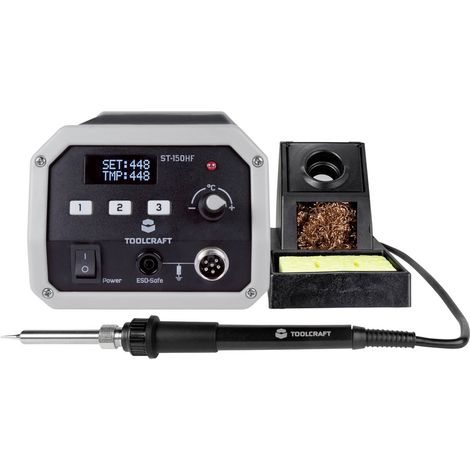 [NEUWERTIG] B-Ware Toolcraft St 150 Hf Hochfrequenz Lötstation Digital 150 W 50 Bis 480 °C