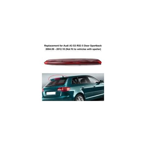 Feu Stop LED (3ème Feu) pour Audi A3/S3/RS3 Sportback (8P) 2004-2012 - Réf. 8P4945097C (1/5)