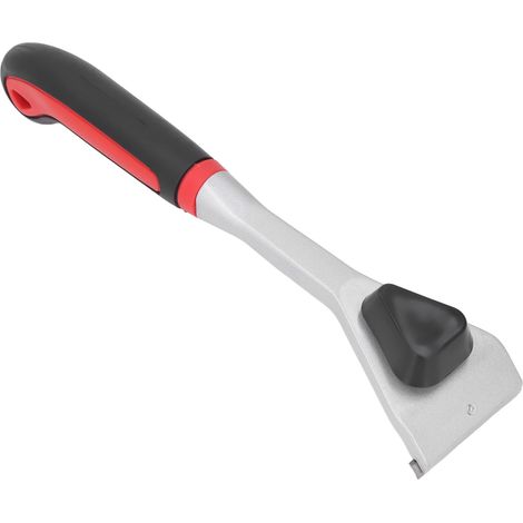 Grattoir en carbure, outil ergonomique et polyvalent avec manche en TPR pour peinture murale, colle à bois et résine (1/5)