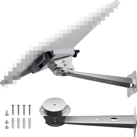 Supporto da parete Star V4 Mini per segnaletica - Acciaio inossidabile + blocco in alluminio (1/4)
