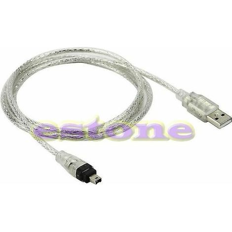 5ft New Usb To Firewire Ieee 1394 4 Pin Ilink Adapter Cable (1/3)