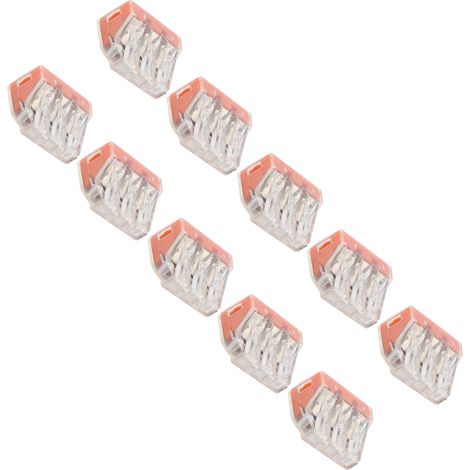 10 Stück Steckverbinder für starre und flexible Kabel mit Schnellleiter für industrielle Steuerung PCT-103D (1/5)