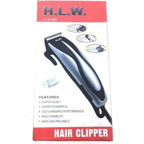 TRADE SHOP - Tagliacapelli Hlw-6201 Regola Barba Rasoio Elettrico Hair Clipper -