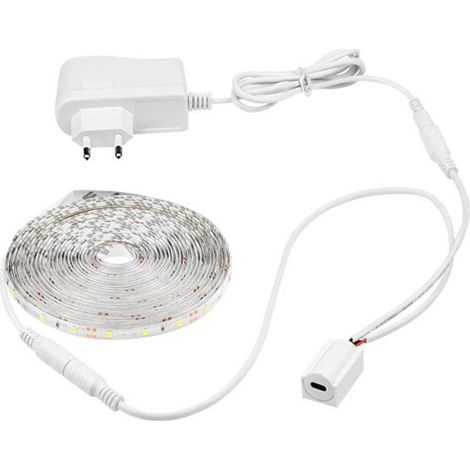 Bandes Led Avec Capteur De Mouvement Main - 2 Mètres - Blanc Froid - Pour Meubles Cuisine Armoire Étagère - 1 Pièce (1/5)