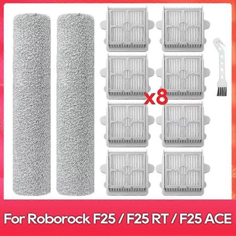 Accessoires pour Roborock F25 / F25 LT / F25 RT / F25 ACE / F25 ALT / F25 Combo / F25 ACE Combo : rouleau de filtre et brosse souple (1/5)