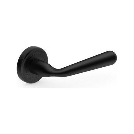 Manilla de puerta no-name R Classic Black aluminio ergonómico (1/2)