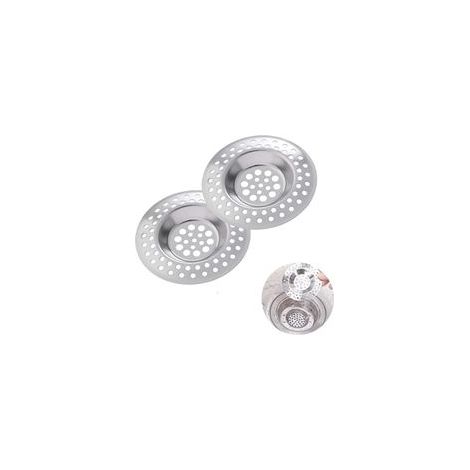 2 Pcs Filtre évier Cuisine, Évier Filtre de Vidange, Grille Evier Cuisine, Filtre à évier en Acier Inoxydable, pour Évier de Cuisine/Salle de Bain Filtre Anti-Obstruction