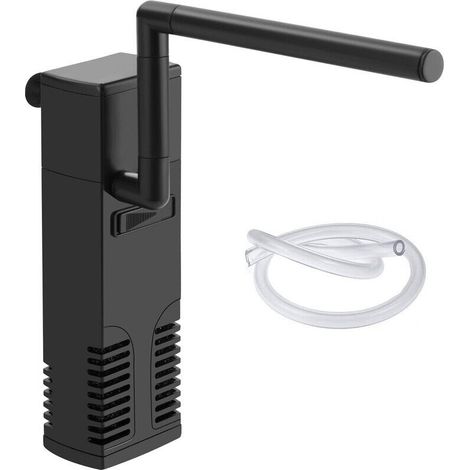 Filtre Intérieur Aquarium, 4W 300L/H Filtre Interne pour Aquarium 60L, Aquariums d'eau Froide ou Tropicaux, Réservoir de Tortues (1/5)
