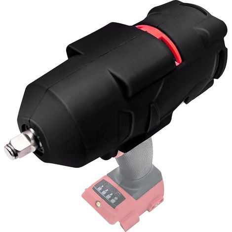 1 botte de protection contre les chocs 49-16-2864 pour Milwaukee M18 3/4" Fuel Torque Impact Wrench 2864-20 Outils électriques noir (1/5)