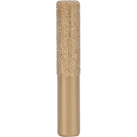 Frese diamantate a gambo dritto brasate in oro per quarzo e marmo, coltello per giunzioni, 12,7 x 13,5 x 75 mm (1/5)