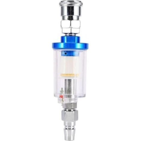 Kit séparateur huile-eau 1/4" avec filtre à air et lubrificateur, piège à humidité pour compresseurs et outils pneumatiques professionnels (1/4)