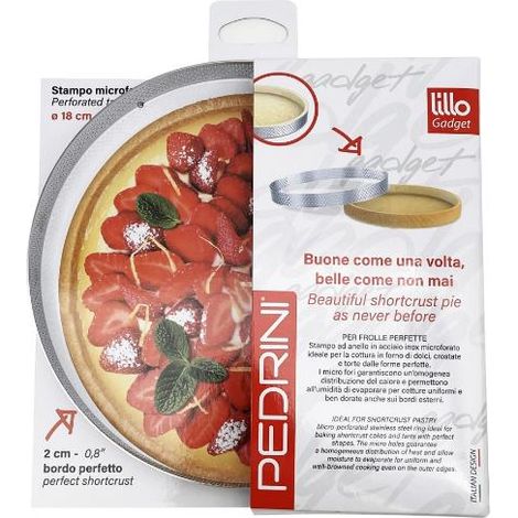Stampo Anello Microforato in Acciaio Inox Crostate 18 cm (1/2)