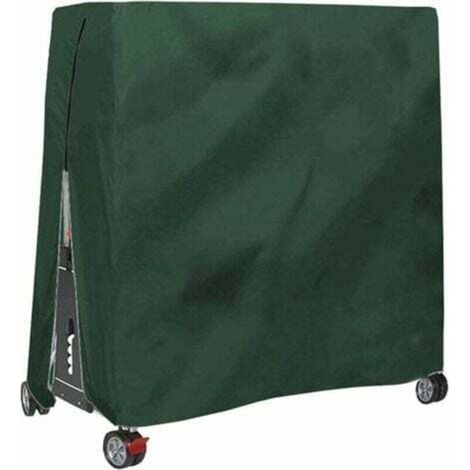 Housse pour Table De Ping Pong, Étanche Résistance Au Vent Anti-UV Robuste Tissu Oxford Bâche De Protection Table De Tennis De Table avec Fermeture À Glissière Et Cordon Réglable, (1/4)