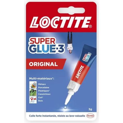 Colla Loctite super glue-3 senza solventi tappo anti essiccazione
