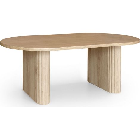 Table basse ovale en bois, QUITO (1/4)