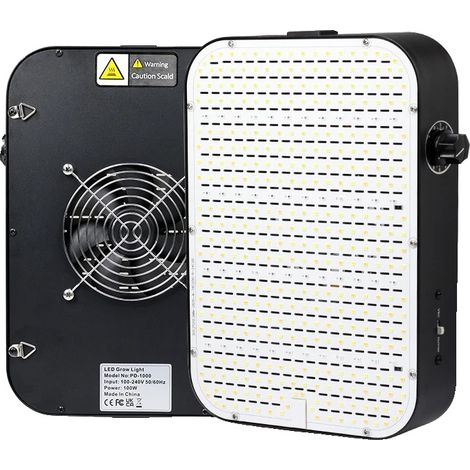 Lámpara LED de cultivo, espectro completo, regulable, 100 W (1/2)