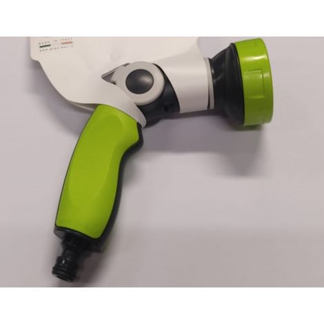 PISTOLA PER IRRIGAZIONE CON CIPOLLA JETEASY PLUS A 8 GETTI - COLORE VERDE/NERO