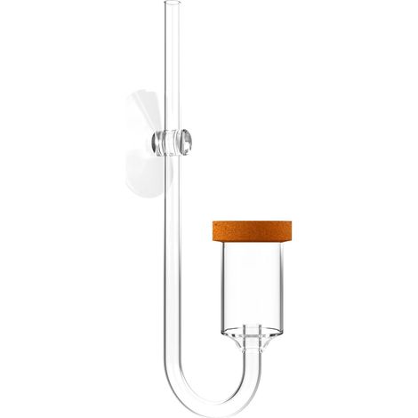 1 Diffuseur CO2,Céramique Microporeuse,Compteur De Bulles Acrylique,Aquarium Planté (1/5)