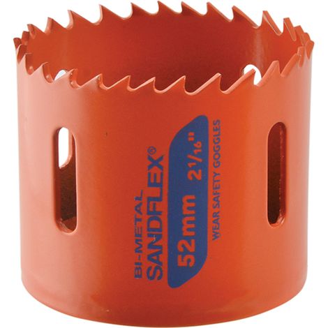 Bahco 52mm Trepan Cutter (GZ383052) – High-Quality Bimet Sandflex Crown with Clip for Precise Drilling (1/2)