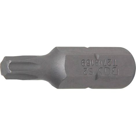 Embout 8 mm 30 mm - Profil T Torx T27 - Précision et Durabilité, Acier - D-Work