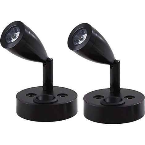Lot de 2 lampes de lecture LED 12V – Interrupteur réglable – Éclairage 6000K – Installation facile pour camping-car et fourgonette (1/5)