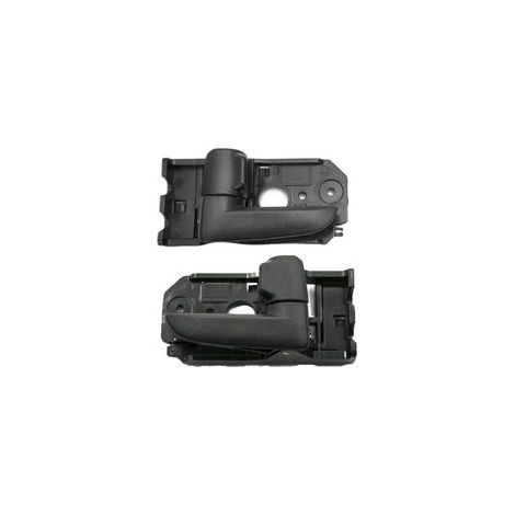 Poignées de porte intérieures pour voitures avec les modèles 82610-2F000 et 82620-2F000, poignées de porte intérieures gauche et droite, paquet de deux pièces, noir.
