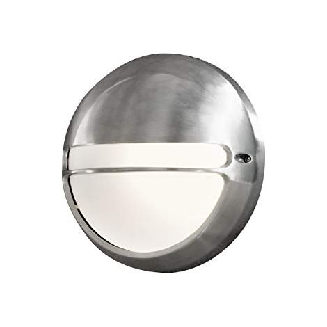 Konstsmide 7333-000 Torino Lampada da Parete, BxPxH 26x12x26 cm, 1 x 60 W, IP44, in Acciaio Inox (1/3)
