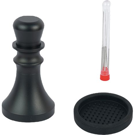 Distributeur et tasseur à café 2 en 1 de 51 mm — Distributeur à aiguille et outil de tassage — Alliage d'aluminium — Tasseur à café (1/5)