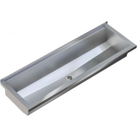 KWC Waschrinne, PLANOX, Edelstahl, W.-mont., 1200x210x382 mm, O. Arm-bank (1/2)