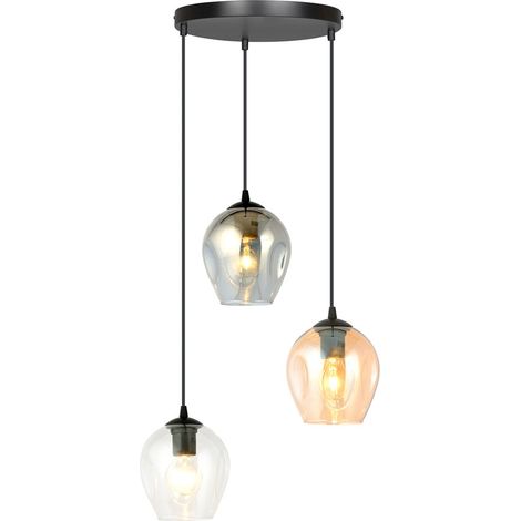 Lampadario Emibig ISTAR Premium 3xE27 nero multicolor (1/5)