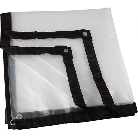 Bâche transparente, bâche de jardin imperméable et transparente, film isolant antigel et imperméable, couverture en plastique PE (12m) (1/5)