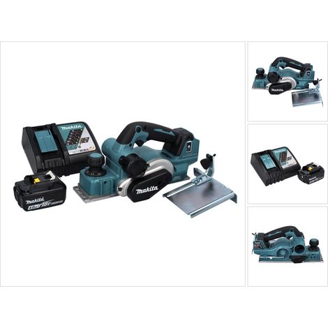 Makita DKP 181 RM1 Akku Hobel Falzhobel 82 mm 18 V Brushless + 1x Akku 4,0 Ah + Ladegerät