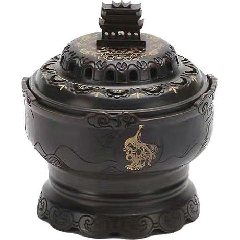 Chinesische Dunghang-Räuchergefäße, Kupferdekorationen, Kunsthandwerk (1/5)