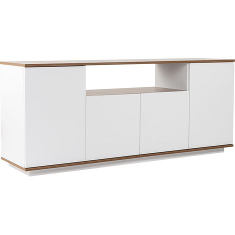 Buffet en bois "Arista" - 180 x 44 x 75 cm - Blanc (1/4)