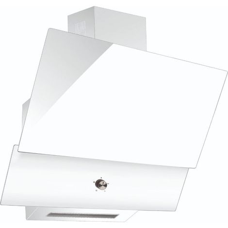Campana extractora mural de 60 cm con cristal y cuerpo blanco - TURBINE 60 Samet (1/2)