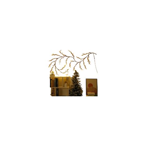 Guirnalda de luces LED con forma de rama de sauce para decoración de interiores. (1/5)