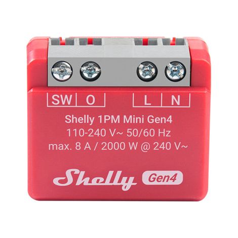 Controlador Shelly 1PM Mini Gen4 Zigbee/Matter (1/4)