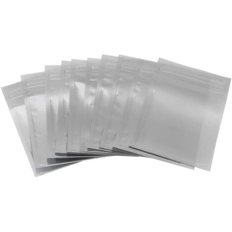 Lot de 100 sachets de rangement antistatiques à fermeture éclair refermables pour composants électroniques (1/5)