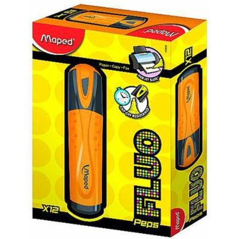 EVIDENZIATORE MAPED ARANCIO x12